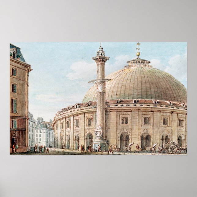 Affiches Vue du marché des céréales (Devant)