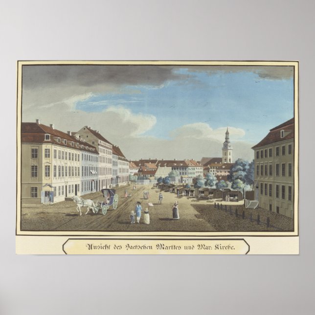 Affiches Vue du marché Hackescher (Devant)