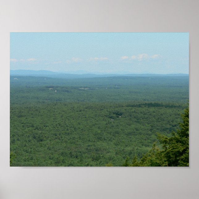 Affiches Vue du Mont Agamenticus, Maine (Devant)
