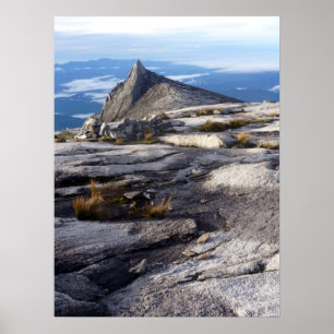 Affiches vue du mont Kinabalu