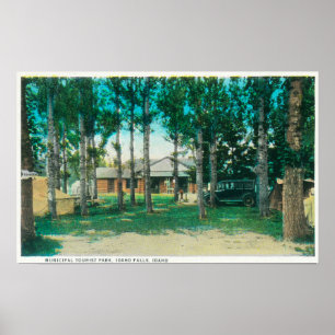 Affiches Vue du parc touristique municipal Idaho Falls, ID