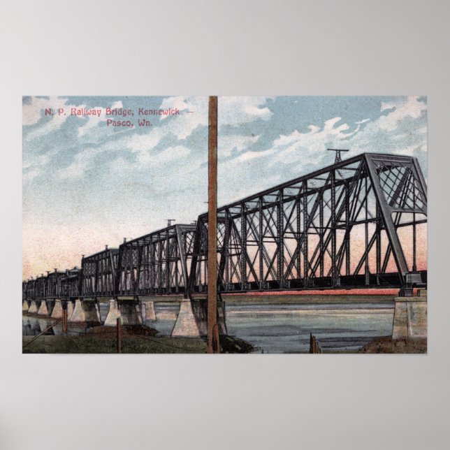 Affiches Vue du pont du Pacifique Nord (Devant)