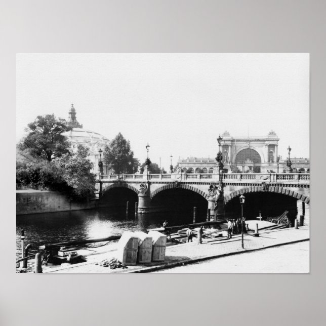 Affiches Vue du pont Moltke (Devant)