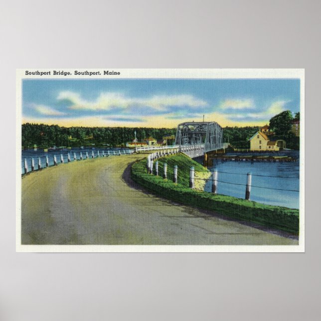 Affiches Vue du pont Southport (Devant)