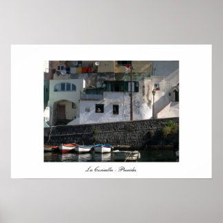 Affiches Vue du port de Coricella à Procida