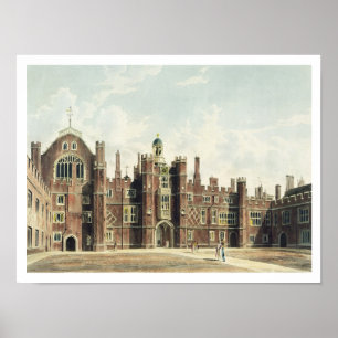 Affiches Vue du quadrilatère au palais de Hampton Court