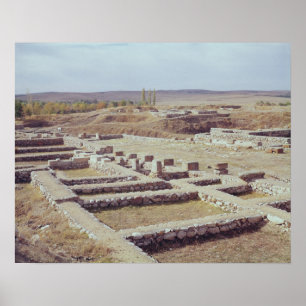 Affiches Vue du site archéologique, 1450-1200 av.