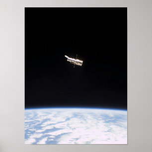 Affiches Vue du télescope spatial Hubble de Columbia
