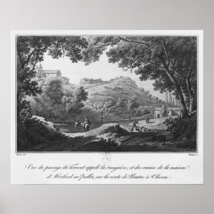 Affiches Vue du torrent connu sous le nom de La Sanguese