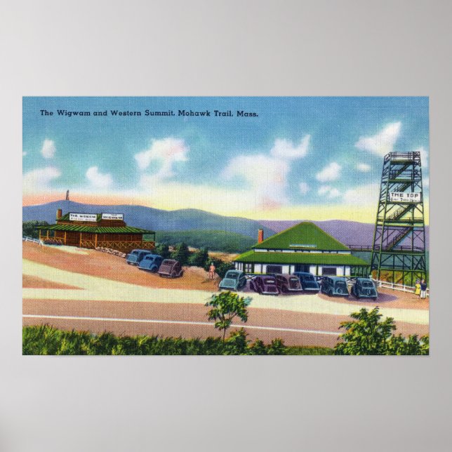 Affiches Vue du Wigwam et du Western Summit (Devant)