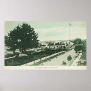 Affiches Vue d'un parc municipalAlameda, CA
