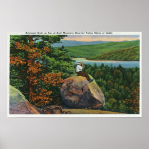Affiches Vue équilibrée de roche de la chaîne de Fulton des