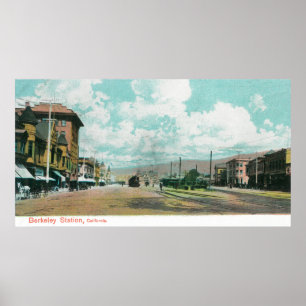 Affiches Vue extérieure de Berkeley StationBerkeley, CA