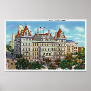 Affiches Vue extérieure de capitol d'état