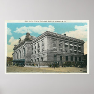 Affiches Vue extérieure de gare de central de NY
