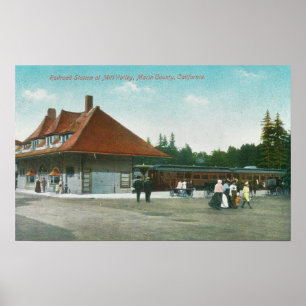 Affiches Vue extérieure de la gare