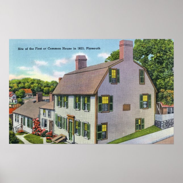 Affiches Vue extérieure de la Maison Commune (Devant)