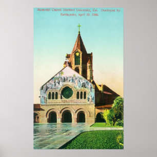 Affiches Vue extérieure de l'église commémorative à U
