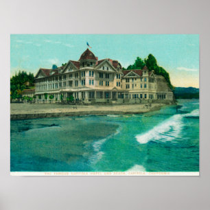 Affiches Vue extérieure de l'hôtel célèbre de Capitola