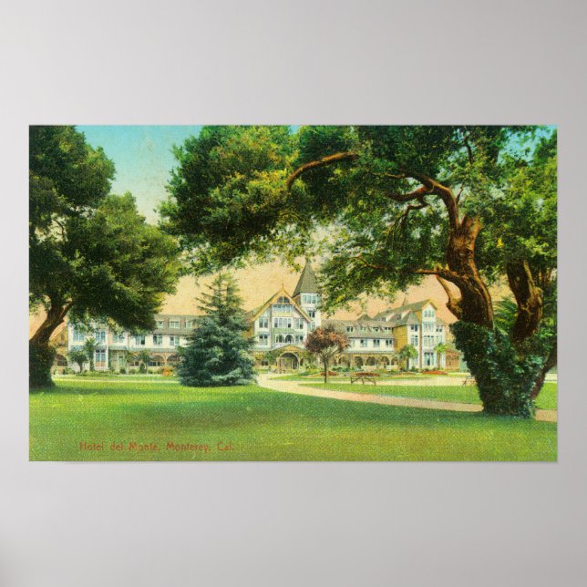 Affiches Vue extérieure de l'Hôtel del Monte (Devant)