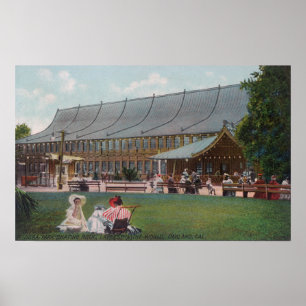 Affiches Vue extérieure de piste de patinage de parc