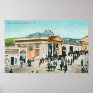 Affiches Vue extérieure des bains de Sutro