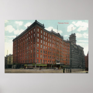 Affiches Vue extérieure d'hôtel de puissances