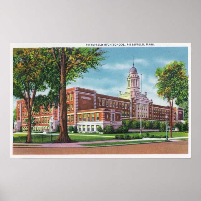 Affiches Vue extérieure du lycée (Devant)