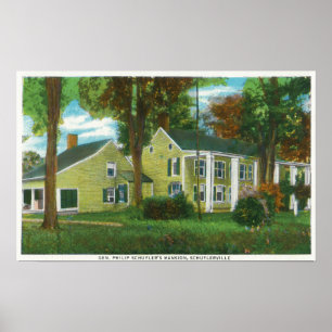 Affiches Vue extérieure du manoir du général Philip Schuyle