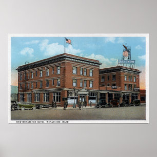 Affiches Vue extérieure du New Wenatchee Hotel