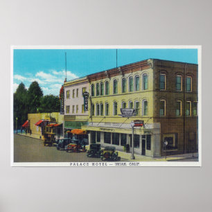 Affiches Vue extérieure du Palace HotelUkiah, CA