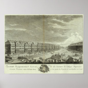Affiches Vue gravée de Saint-Pétersbourg 2