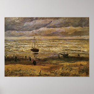 Affiches Vue mer, Scheveningen Van Gogh Art