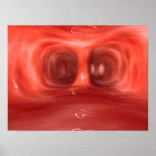 Affiches Vue Microscopique Dans Les Poumons Humains