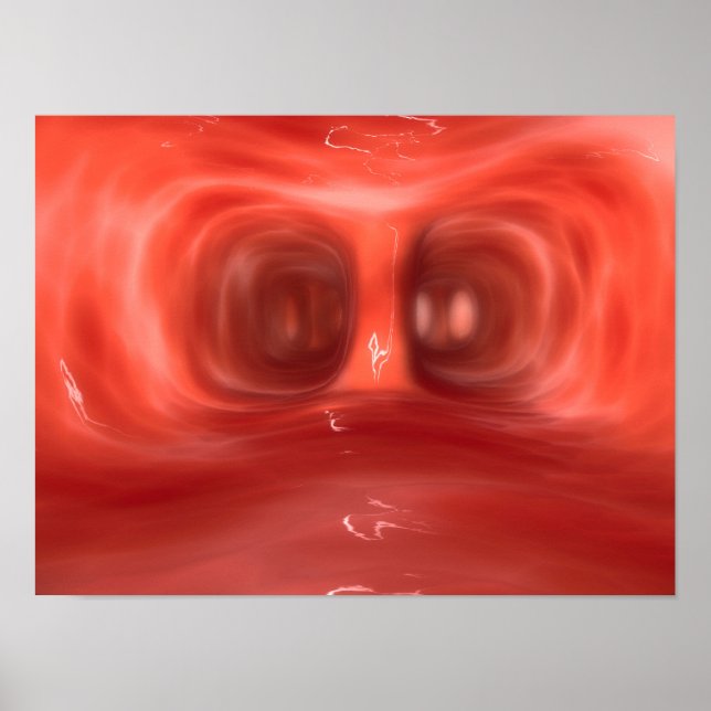 Affiches Vue Microscopique Dans Les Poumons Humains (Devant)