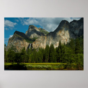 Affiches Vue Spectaculaire De La Vallée De Yosemite Depuis