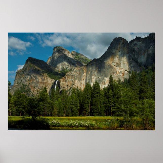 Affiches Vue Spectaculaire De La Vallée De Yosemite Depuis  (Devant)