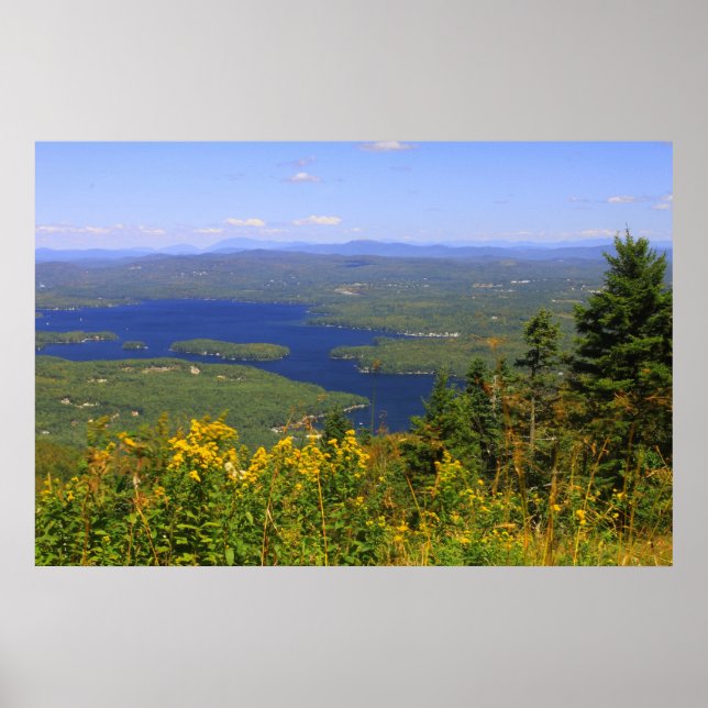 Affiches Vue Sunapee du lac Mount Sunapee (Devant)