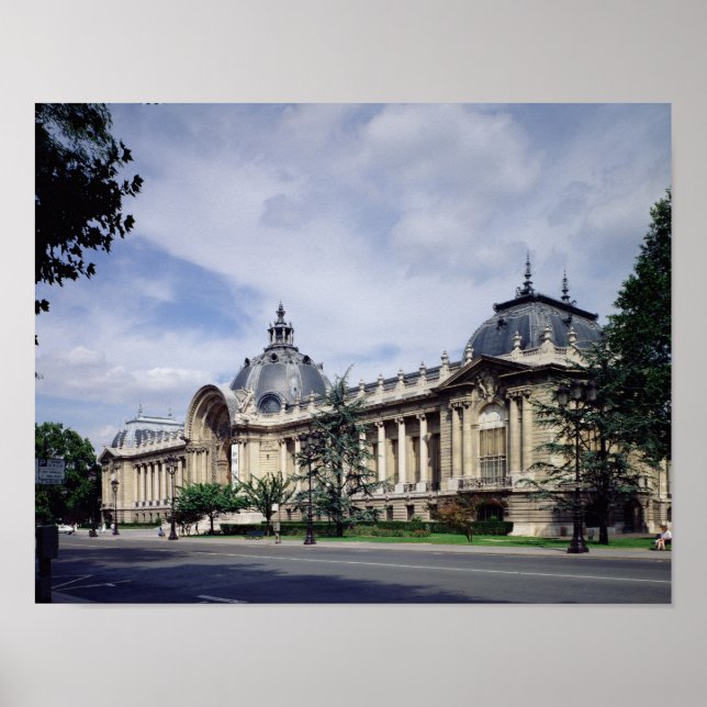 Affiches Vue sur la façade du Petit-Palais (Devant)