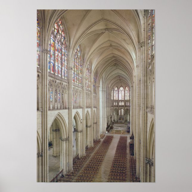 Affiches Vue sur la nef et le choeur (Devant)