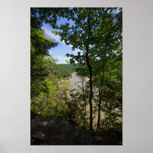 Affiches Vue sur la rivière Cumberland, Kentucky