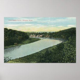 Affiches Vue sur la rivière Genesee