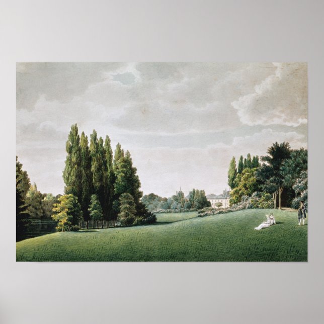 Affiches Vue sur le Château près du Pont de Pierre (Devant)