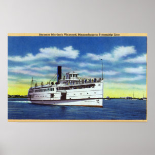 Affiches Vue sur le martha's Vineyard Steamer