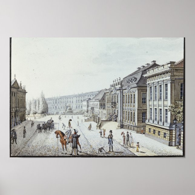 Affiches Vue sur le Palais Royal, Berlin (Devant)