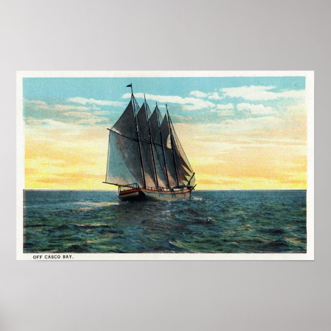 Affiches Vue sur le Vieux Château Français, 3 Pays Drapeaux (Devant)