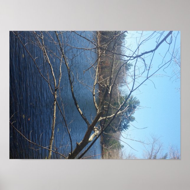 Affiches vue sur l'eau (Devant)