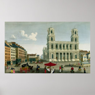 Affiches Vue sur l'église Saint-Sulpice