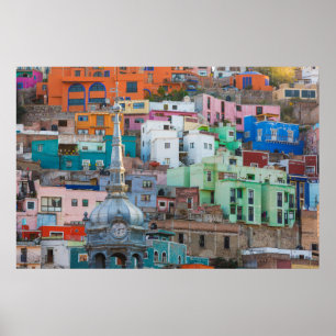 Affiches Vue sur les immeubles de la ville