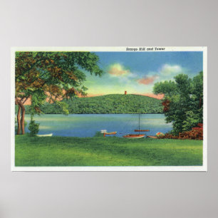 Affiches Vue sur Scargo Hill et la tour